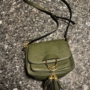 Olive Green Crossbody Bag